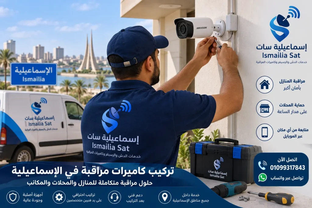 تركيب كاميرات مراقبة في الإسماعيلية