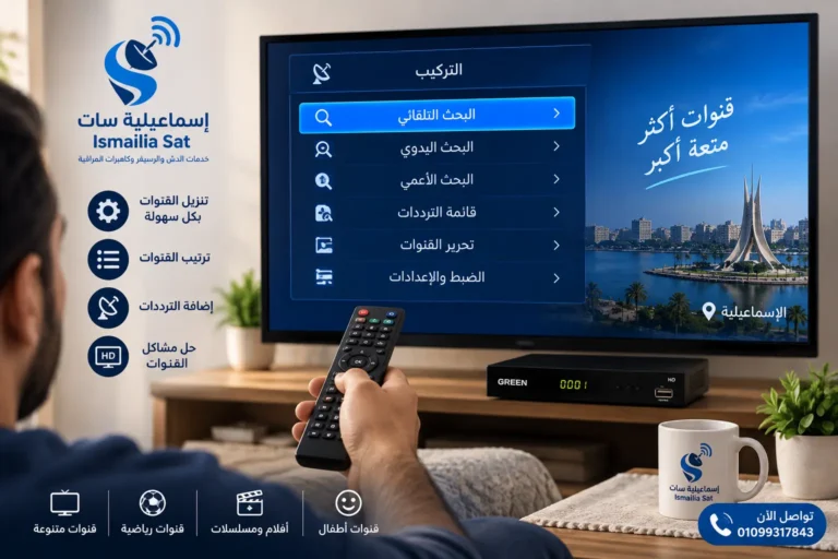 تنزيل القنوات على الرسيفر
