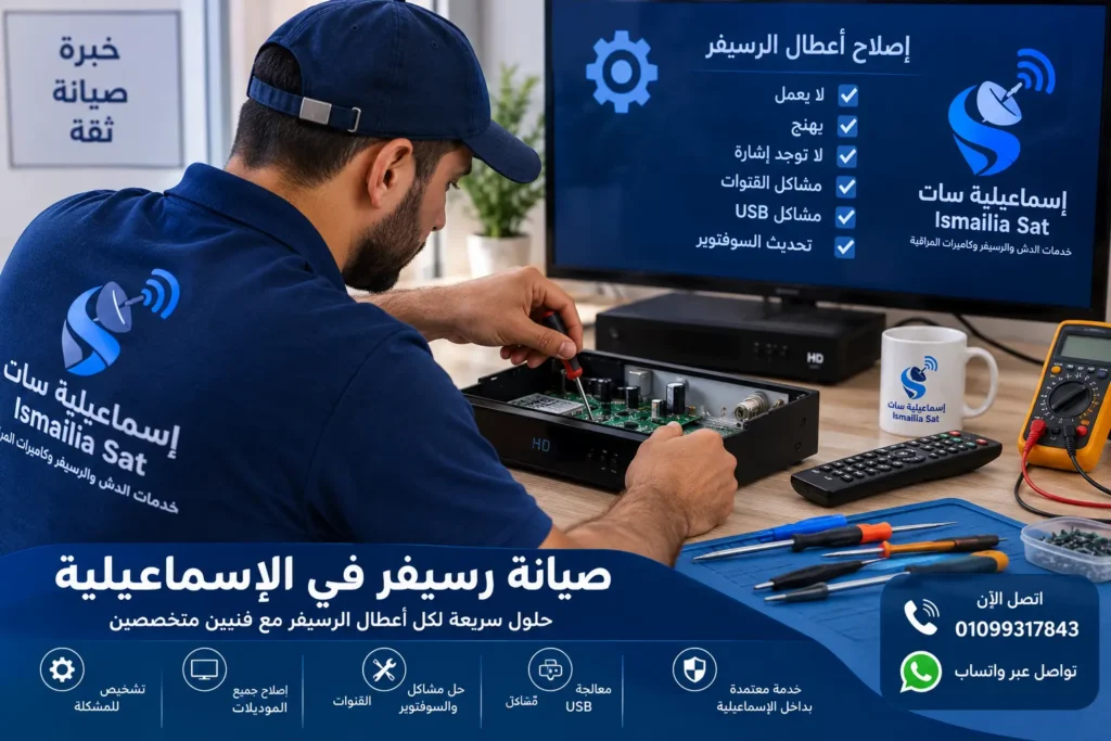 صيانة رسيفر في الإسماعيلية