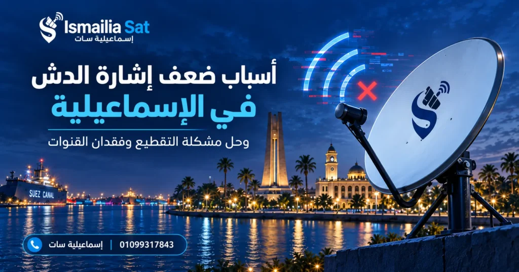 ضعف إشارة الدش في الإسماعيلية