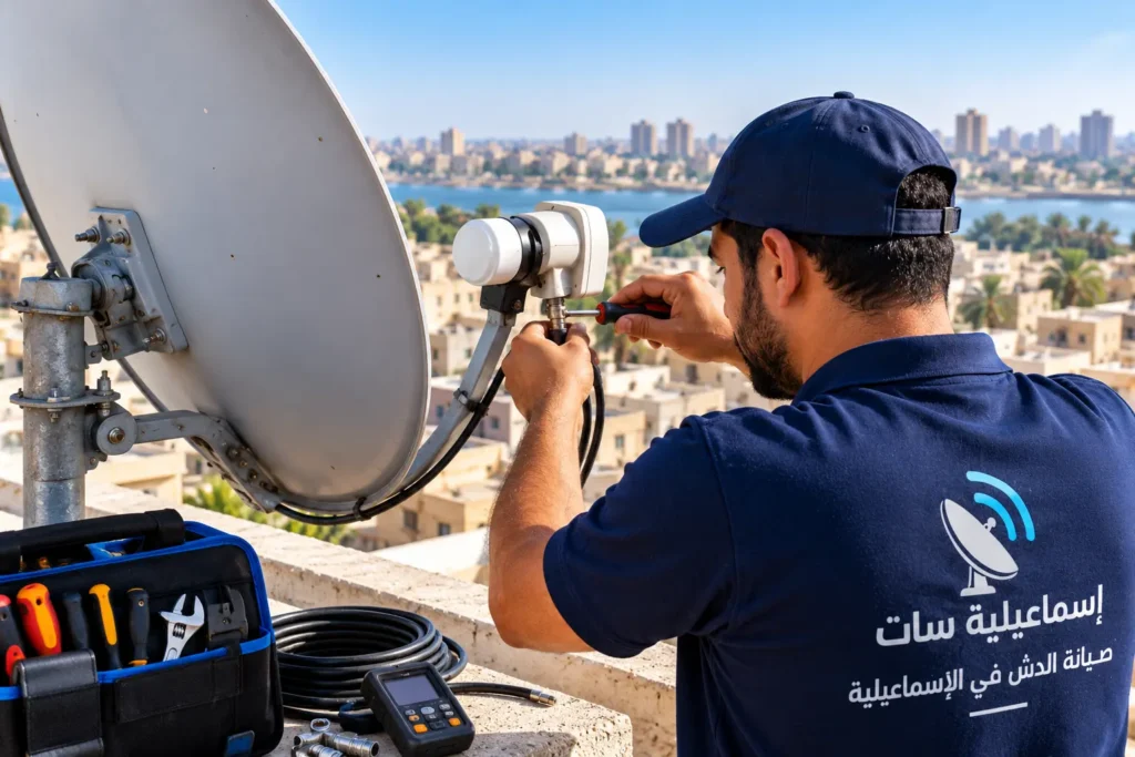 صيانة الدش في الإسماعيلية